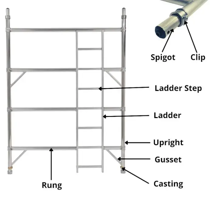 vertical integral ladders tower vertical integral ladders tower
